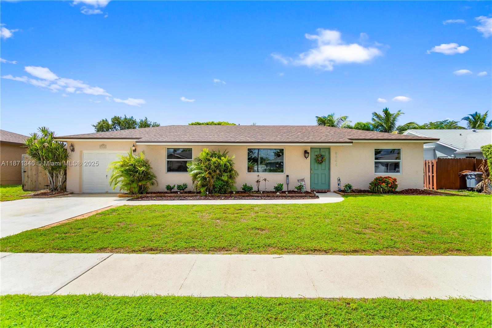 Beautifully maintained 3-bedroom, 2-bath single-family pool home located in the highly desirable American Homes community! This move-in-ready gem features a private pool, a large landscaped yard, and a spacious covered patio—perfect for entertaining year-round. Recent upgrades include a newer roof and new fence. HOA $225/quarterly for 2025. Enjoy community perks like a clubhouse, pool, tennis courts. Please Contact Listing Agent for further details and to schedule showing times!
