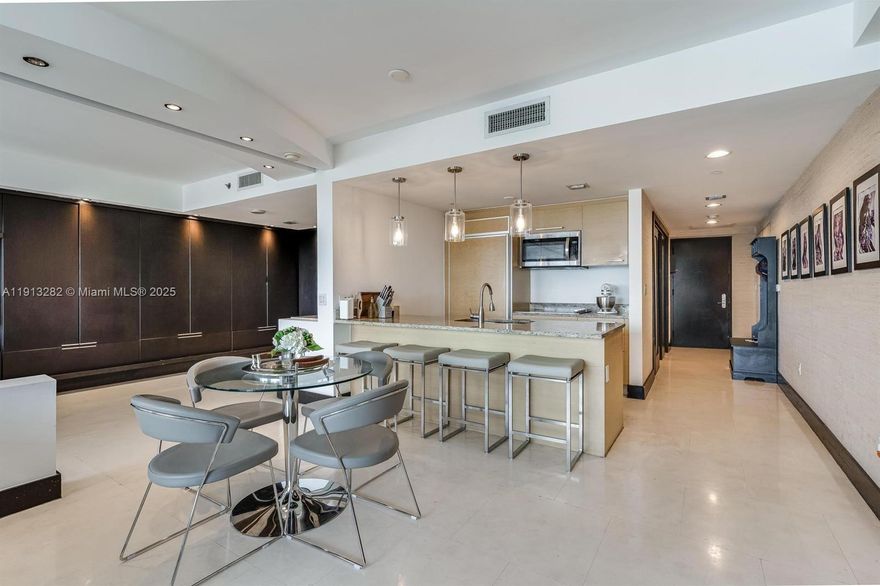 Immerse yourself in the epitome of luxury with this exquisite, fully furnished "pied-à-terre" at the prestigious Beach Club Hallandale Beach. Originally designed as a two-bedroom, this residence has been masterfully reimagined into an expansive one-bedroom suite, offering an unparalleled sense of space and comfort. Enjoy breathtaking sunset views from the generous balcony, and take advantage of the five-star amenities that include multiple oversized pools, hot tubs, 50,000 SF state-of-the-art gyms, a lavish spa, and a stylish restaurant with a bar. Unwind with umbrella and lounge chair service on the pool decks and beach. This residence also offers the added convenience of one assigned parking spot and valet service. Just bring your toothbrush