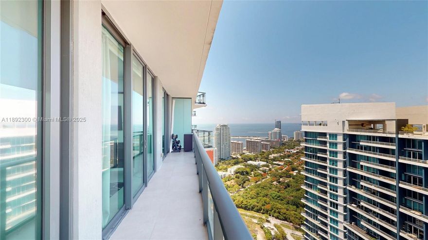 Live the high life in this premier 2-bed, 2-bath penthouse residence at Dua Residences Brickell. Experience unparalleled luxury and breathtaking panoramic views from your unit. Perfectly positioned in the heart of the city, you are just steps away from the vibrant energy of Brickell City Centre, an array of dining options, and premium shopping. This residence features top-tier finishes, including custom Italian cabinetry and premium Bosch appliances in the gourmet kitchen. Residents of Dua enjoy access to the building's world-class, 5-star amenities, including an exclusive rooftop pool and a separate ninth-floor pool, a state-of-the-art fitness center, and a full-service Ciel Spa. Experience unmatched convenience with 24/7 concierge service, optional valet parking, and on-site fine dining.