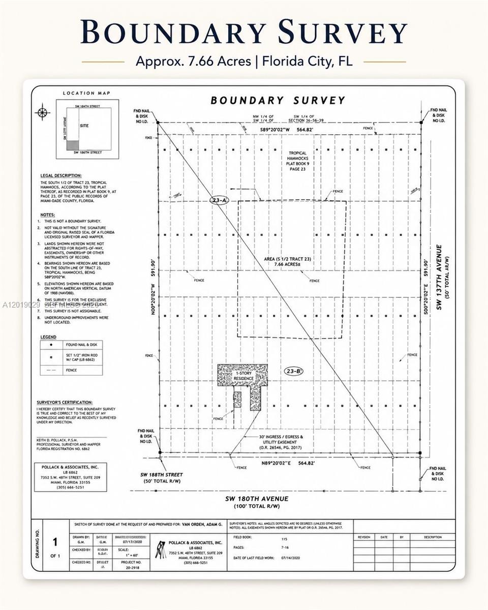FLA CITY REALTY CO SUBDIV - Land