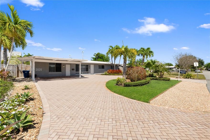 Welcome to this delightful 3-bedroom, 2-bathroom home nestled in the heart of Wilton Manors. Boasting a generous layout, this residence offers ample space for comfortable living and entertaining. Step inside to discover a warm and inviting interior, where natural light floods the expansive living areas. The well-appointed kitchen seamlessly connects to the dining and living spaces, creating an ideal environment for gatherings and everyday living. Impact windows throughout. The true highlight lies outdoors a private backyard oasis featuring a sparkling pool.