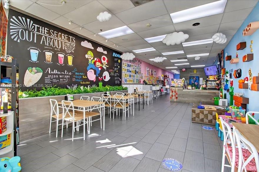 1,482 sqft open and operating boba tea shop located on W. Broward Blvd, with 45,500 cars passing by your doors everyday. This cafe sits in a Publix-anchored plaza with national tenants and ample parking. It is fully equipped with a grease trap, permits, and licenses, making it a true turnkey asset sale. The area has 413,000 residents within a 5-mile radius, providing a strong customer base. The lease has 3 years remaining with a 5-year renewal option. The seller must sell for personal reasons and is willing to stay on and train the buyer. May qualify for Visa. HD video available. As full time restaurant business brokers, we’re always ready to help, contact us today.
