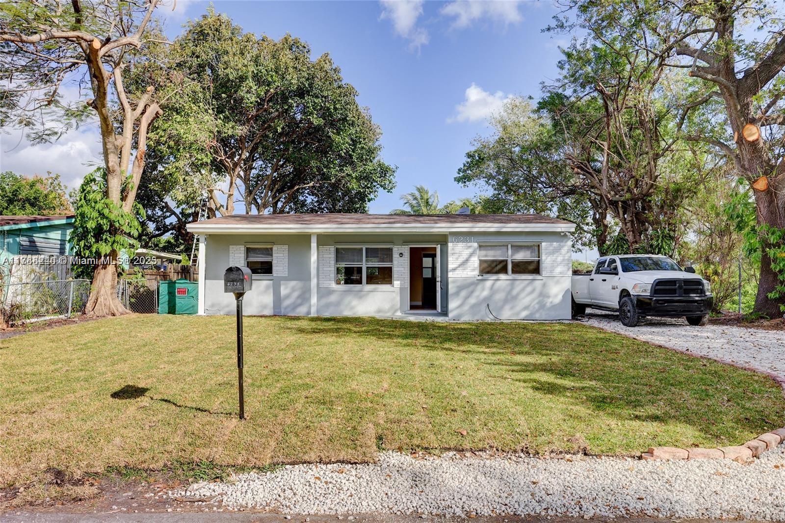 Rental Property at 6231 Hayes St 6231, Hollywood, Broward County, Florida - Bedrooms: 3 
Bathrooms: 1  - $2,500 MO.