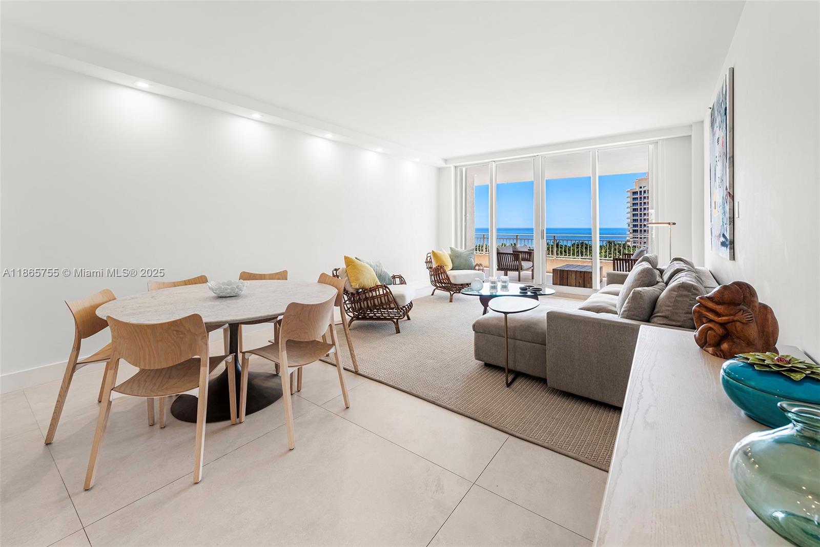 SPECTACULAR FULLY RENOVATED & FULLY FURNISHED. EVERYTHING IS NEW!! Located at Ocean Club - Ocean Tower 2. Enjoy Ocean & Bay views throughout the unit. Living Room with spectacular ocean views & balcony access. New open kitchen with integrated dining room. Master bedroom suite with new bathroom w/window & walk in closet facing the ocean. Second Bedroom Suite. Playroom area that could be enclosed with a sliding door and be used as a 3rd bedroom (sofa Bed). Enclosed DEN with its own full bathroom (could be used as a 4th bedroom). Powder room. Ocean Tower 2 is located near the ocean, it includes new pool with ocean views, gym, 24 hs concierge, Valet Parking. Enjoy Ocean Club Amenities. Impeccable conditions. AVAILABLE OCTOBER 17TH ONLY UNTIL JANUARY 30TH 2026.