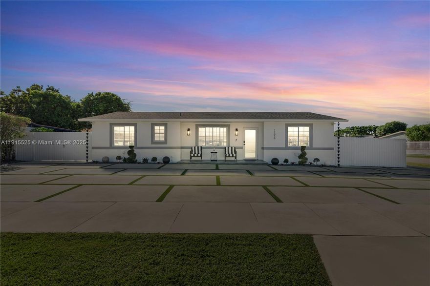 Stunning 4/2Corner-Lot Residence — Meticulously Renovated & Styled.  Step into a home where every detail has been crafted with elegance, comfort, and timeless design in mind. Sits proudly on a premium corner lot, welcomed by manicured landscaping and a grand circular driveway that elevates the curb appeal from the moment you arrive. Inside, the home shines with designer finishes and the precision of professional staging. Bright, open living spaces flow effortlessly, creating the perfect setting for both family life and entertaining. The expansive backyard is a true highlight — offering plenty of space to comfortably fit a boat, RV, or both, while still providing a fantastic outdoor entertainment area ideal for gatherings, parties, and unforgettable celebrations.