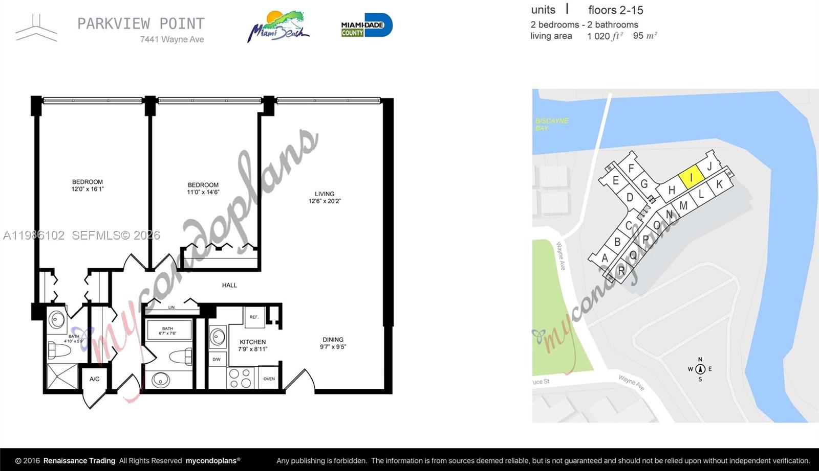 PARKVIEW POINT CONDO - Residential Lease