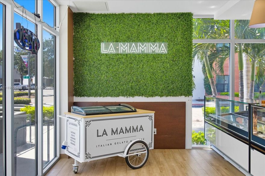 The Gelato shop is just steps from the Imagine Museum of Contemporary Glass Art, Vertical Ventures, steps from the newly renovated Tropicana Field, Unity Park, Kenwood Dog Park, and numerous dining and entertainment options. Currently home to La Mamma, A true Italian Gelato parlor where all produce are home home-made with Italian fresh ingredients, a wide range of innovative and classic flavors infused with European passion. Guests are drawn to La Mamma’s warm atmosphere and its hallmark weekly rotating gelato flavors, skillfully created by Chef Marco to offer fresh, inventive combinations alongside classic favorites. This prime location combines high visibility, strong pedestrian traffic, and proximity to major cultural attractions