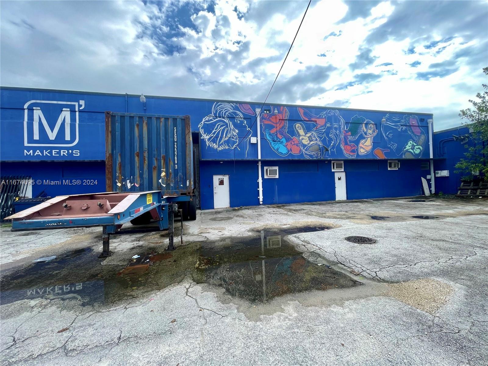 Nicely Maintained distribution/warehouse 9500 sqft with offices, 18-20' clearance, loading dock, and showroom. Property is well lit, open door floor plan gated with parking. Conveniently located between the Dolphin Expressway and I-95.