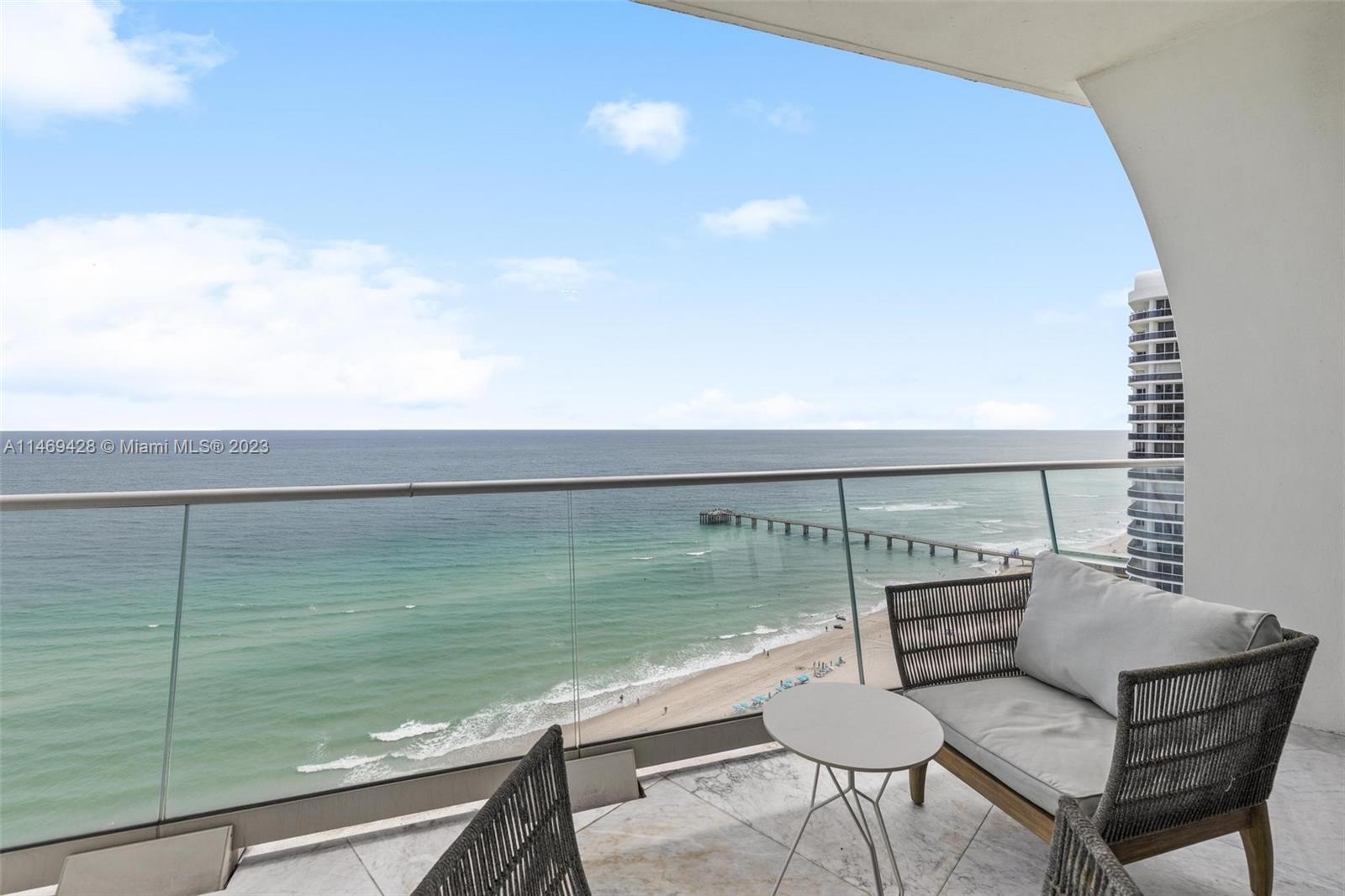 Beautiful property at Jade Signature, designed by Herzog and DeMeuron. This flow thru 2-bedroom, 2.5-bath oceanfront unit offers stunning views of both the ocean and the intracoastal from its large balconies. Unit features Gaggenau appliances, ample terraces, a gourmet kitchen and a private elevator which opens directly into the unit.
Unit is offered turnkey designed by CASA LAB. Enjoy the beautiful oceanfront living! Easy to show