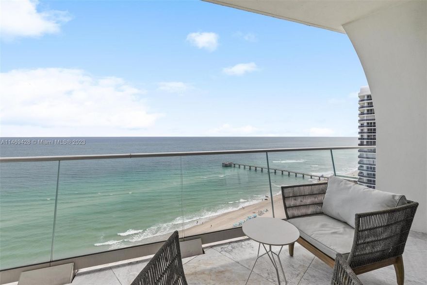 Beautiful property at Jade Signature, designed by Herzog and DeMeuron. This flow thru 2-bedroom, 2.5-bath oceanfront unit offers stunning views of both the ocean and the intracoastal from its large balconies. Unit features Gaggenau appliances, ample terraces, a gourmet kitchen and a private elevator which opens directly into the unit.

Unit is offered turnkey designed by CASA LAB. Enjoy the beautiful oceanfront living! Easy to show