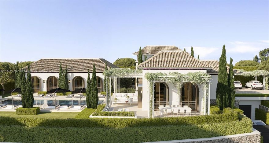 Property is located in Marbella, Spain. Villa Stix, an off-plan luxury bungalow in La Cerquilla's Golf Valley, offers 1806m2 of prime land with views of Los Naranjos Golf and La Concha mountain. Designed by Diego Tobal, it features a French-Provençal style, two entrances, a carport, a private garage, and a garden with a pool. The main floor has an open-plan living area, a state-of-the-art kitchen, and terrace-accessible bedrooms, including a master suite. The basement includes guest rooms, staff quarters, and amenities like a SPA, gym, and wine bodega. Completion is expected 18 months post-construction start, ensuring access to Marbella's top attractions.