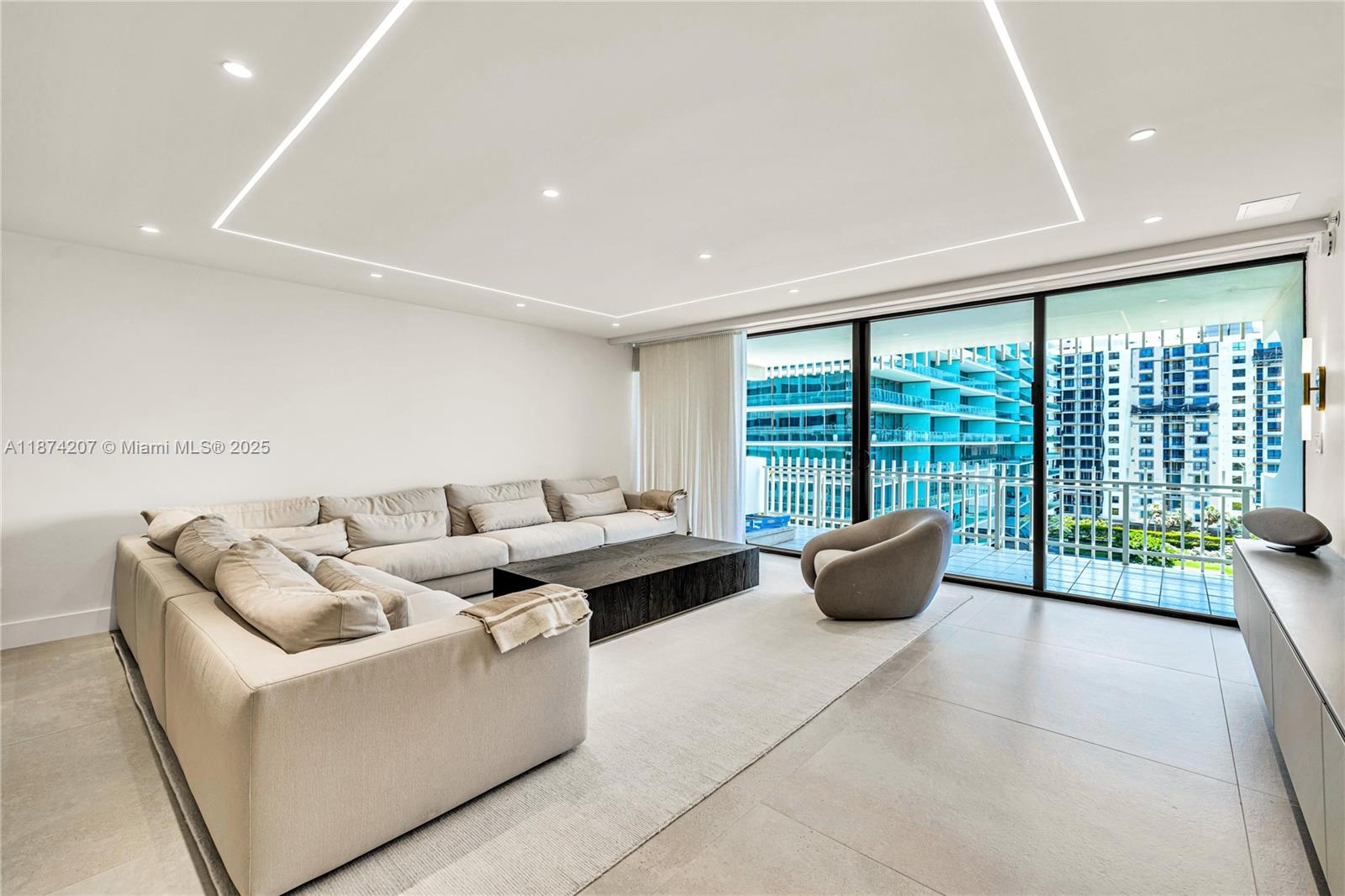 Fully renovated residence at the prestigious Kenilworth in Bal Harbour. This spacious unit features a modern open layout, designer finishes, Thermador/ SubZero appliances and is furnished throughout with Restoration Hardware pieces. The current owner thoughtfully reworked the floor plan to create a true 3-bedroom layout, maximizing both style and functionality. Enjoy a custom kitchen, spa-inspired bathrooms, and expansive windows that fill the home with natural light. The Kenilworth offers luxury amenities including beachfront pool and service, fitness center, 24-hour security, and valet. Perfectly located just steps from Bal Harbour Shops, fine dining, and world-class beaches, this home blends elegance, comfort, and convenience.