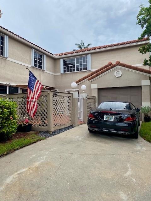 Immaculate 3-bed, 2.5 bath, 1-Car Garage Townhome in Highly Sought-After Embassy Courts Community! Updated Kitchen w/ Stainless Steel Appliances, Porcelain Tile Flooring Downstairs, Lots of Storage and Tons of Natural Light! This home Features a 4 YR OLD ROOF, 4 YR OLD A/C, Hurricane-rated garage door, and NEW Washer & Dryer! Spacious Fenced Front Patio—Great for Entertaining. A+ School District, Close to Shopping, Dining, & Major Highways. Resort-style Amenities include an Olympic-Sized Pool, Gym, Sauna & Clubhouse! This Home Wont Last! Professional Pics Coming Soon!