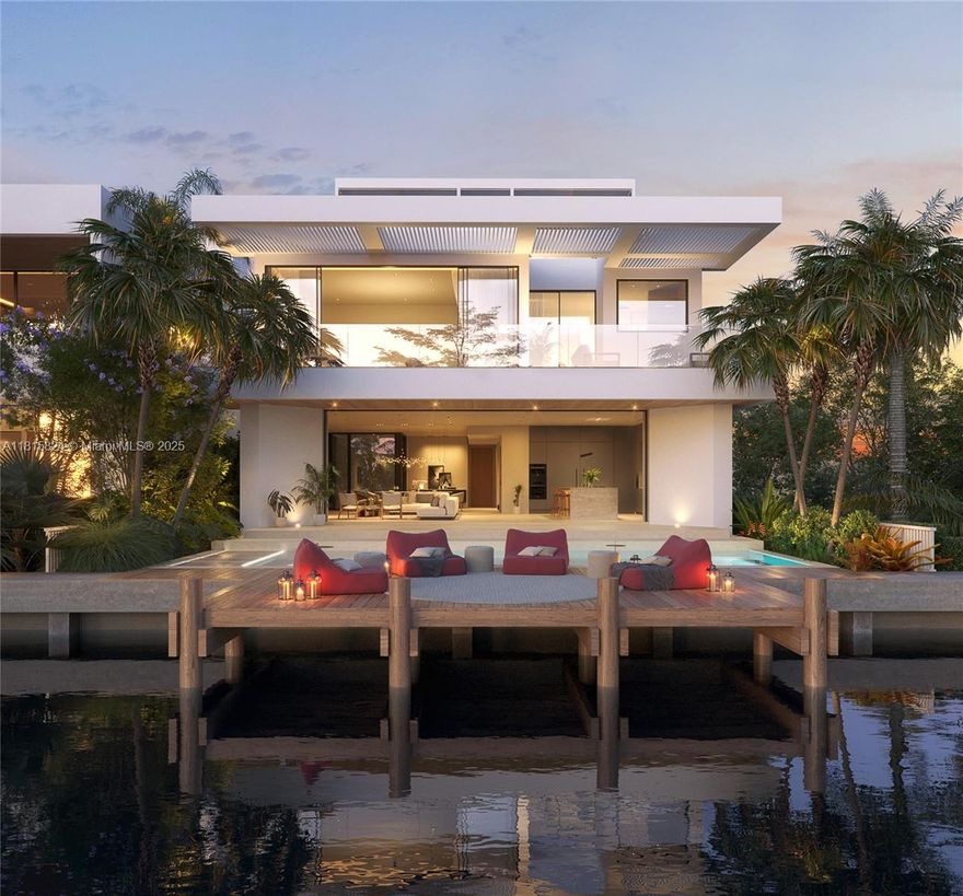 Introducing Casa Vista, the first release in the Marea Collection, a curated set of four architecturally distinct waterfront residences developed by Sunland Group in the guard-gated community of Belle Meade. Featured in Forbes magazine and scheduled for completion in Q4 2025, Casa Vista is ideally positioned on the neighborhood’s widest canal frontage, offering rare, expansive, and uninterrupted water views. Meticulously designed with no detail overlooked, the home features floor-to-ceiling glass, Italian-designed kitchen and closets, canal-facing living and dining areas, a waterfront primary suite with private terrace, rooftop deck with barbecue area, pool with spa, dock for a private boat, wine cellar, elevator, and full home automation.