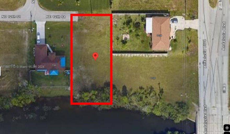 Discover your dream location in this beautiful waterfront cul-de-sac in Cape Coral! This excellent lot sits by a serene waterfront canal, perfect for fishing, kayaking, or simply enjoying the tranquil surroundings. Just 1.1 miles from a elementary and middle school, this property offers the ideal balance of peaceful living and convenient access to schools, restaurants, and shopping.

Imagine building your custom home in this vibrant community, where you can enjoy the best of Florida living. Don't miss out on this fantastic opportunity to secure a slice of paradise. Act now and make this waterfront lot your own!