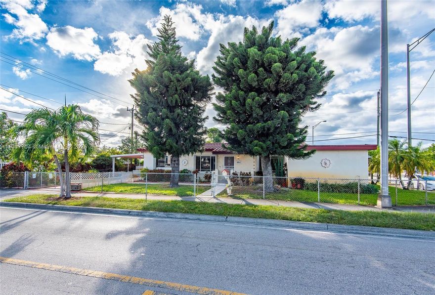 A CAN'T MISS OPPORTUNITY! WELCOME TO THIS ATTRACTIVE AND WELL-KEPT DUPLEX IN EAST HIALEAH. SITUATED ON A WIDE 6,143 SQ. FT. CORNER LOT, THIS DUPLEX CONSISTS OF A LARGE 2/1.5 + ROOMY 1/1. THIS PROPERTY OFFERS 1,529 SQ. FT. OF LIVING AREA, 2 ELECTRIC METERS, UPDATED ELECTRICAL & PVC PLUMBING, ACCORDION HURRICANE SHUTTERS, TWO 5-YEAR-OLD A/C UNITS, PLUS SPRINKLERS, OFFERING PEACE OF MIND AND LONG-TERM VALUE. INSIDE, ENJOY A BRIGHT, FUNCTIONAL LAYOUT IDEAL FOR EVERYDAY LIVING AND ENTERTAINING. THE LARGE BACKYARD AND SCREENED-IN PATIO ARE PERFECT FOR OUTDOOR GATHERINGS. LOCATED 5 MINUTES FROM MIA INTL AIRPORT AND 15 MINUTES FROM MIAMI BEACH. NEAR MAJOR HIGHWAYS, SCHOOLS, SHOPPING, & DINING. A FANTASTIC OPPORTUNITY FOR HOMEOWNERS OR INVESTORS ALIKE.
