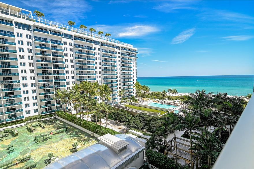 Welcome to your luxurious oasis in Miami Beach! This stunning condo offers everything you could ever dream of, from the in-ground pool with spa to the granite counters and stainless steel appliances in the kitchen. The wood flooring adds a touch of elegance, while the studio with ocean view private balcony is the perfect spot to relax and take in the breathtaking views. Stay in shape at the world-class gym and spa, which offers yoga, pilates, and spinning classes. With fully-staffed amenities, including a package reception service, you'll feel like royalty. Enjoy upscale shopping nearby at Bal Harbour Shops & the Miami Design District. With 600 feet of private beachfront area, 24-hour security, world-class restaurants, two oceanfront pools with decks, whirlpool, cabanas, and towel service.