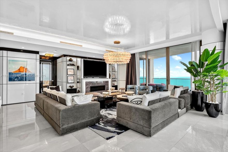 Exceptional one-of-a-kind Donatello residence at The Estates at Acqualina, masterfully designed by the renowned firm STA. Over $2 million was invested in its exquisite finishes and design. This magnificent four-bedroom home features a state-of-the-art custom kitchen, impeccable millwork and closets, and expansive terraces with a summer kitchen and jacuzzi. The primary suite is a sanctuary of luxury, where the attention to detail is truly unmatched.
