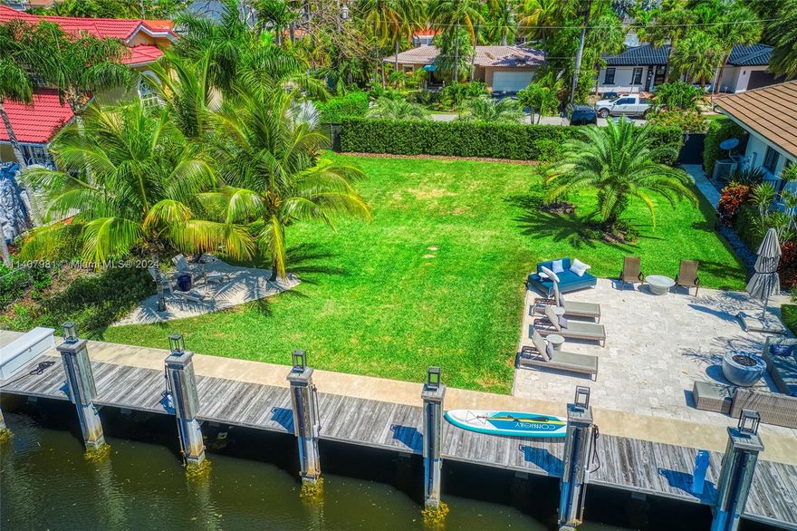 Great opportunity to build your custom home in Eastern Shores. This lot features 80 FT of waterfront with newer
seawall and dock in place. Lot  size  80 X 115. Located in a 24-hour guard-gated community walking distance of
shopping, beaches, Oleta State Park, & more.