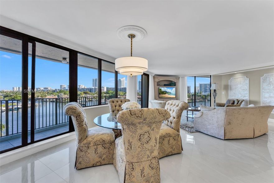 Elegance abounds in this stunning and stately 2-bedroom, 2-bath, fourth floor residence located in the desirable Anchor Bay Club . This amazing 2 line unit features a functional split-bedroom floor plan, generous living and dining areas, and ample closet space throughout. Enjoy your private balconies (2)  perfect for relaxing and taking in the serene surroundings. Two parking spots ( one covered), washer and dryer in unit and also comes with a large storage unit. The community offers resort-style amenities including a fitness center, clubhouse, tennis courts, marina,  and 24-hour security. Ideally located within walking distance to the beach, shopping, dining. Just minutes away from Gulfstream Park, and major roadways. Perfect for full-time residence or seasonal use. Boat slips often available for sale or rent ( No Fixed Bridges) . Seller subject to FIRPTA withholding.