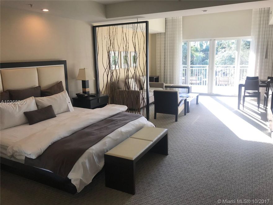 6 MONTHS OF CONDO FEES CREDITED AT CLOSING. Beautifully furnished and finished studio at Provident Doral at The Blue. Conveniently located across the street from the up and coming Downtown Doral and adjacent to the world famous Trump National Doral Golf Club. Right in the heart of Doral, and a short drive to Downtown and South Beach, this is a great opportunity to own real estate that will generate immediate income through rental program. Condo/Maint fees cover all utilities including ELECTRIC, CABLE AND INTERNET.