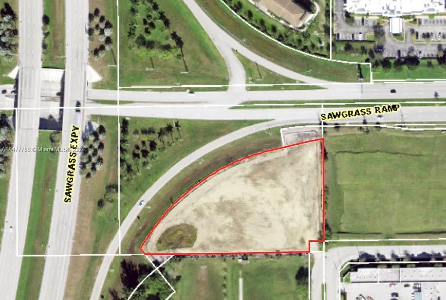 Prime Commercial Lot – Sawgrass Expressway & W Commercial Blvd | Unmatched Visibility

Exceptional I-1 zoned lot with direct frontage on Sawgrass Expressway (99,129 VPD). Spanning ±103,912 SF with partial entitlements for a ±32,577 SF building featuring 3 dock-high doors, 30' clear height, 40 surface spaces, and 3-phase power. Ideal for industrial, logistics, or warehouse use. High-traffic, high-exposure location with streamlined development potential.

Also offered as Build-to-Suit lease at $24/SF NNN.

Buyer’s agent must be present at all showings, meetings, inspections, and appointments.