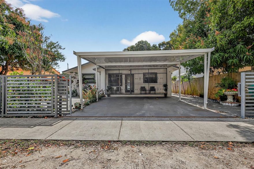 NO HOA! Single-Family home near I95, Miami Dade College North and Barry University. Features an IN-LAWS with its own bedroom, full bathroom, separate living area, kitchenette, and private entrance for added independence. The primary bedroom offers an en-suite bathroom with a convenient tub/shower combination. The main kitchen is equipped with granite countertops and stainless steel appliances. A large backyard with plenty of room to add a pool, plus mature fruit trees.