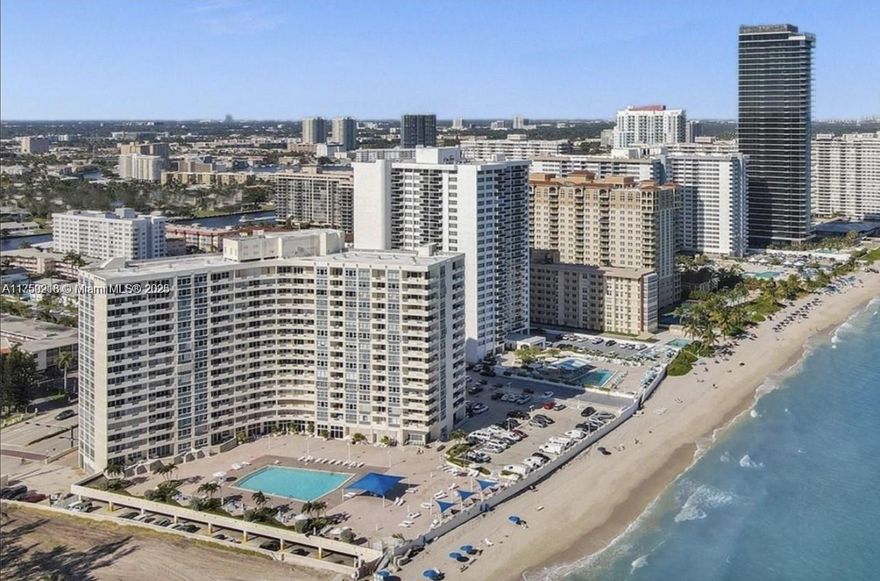 LIVE ON THE BEACH, NEXT TO GOLDEN BEACH! TURN THIS 1 BEDROOM 1 BATH W/CITY SKYLINE VIEWS INTO YOUR DREAM HOME. ENJOY RESORT STYLE OF LIVING WITH A PRIVATE BEACH, LOUNGE CHAIRS, & UMBRELLAS PROVIDED BY THE BEACH ATTENDANTS. A GREAT VACATION GET-A-WAY & VACATION RENTAL. ENJOY AN AMAZING BEACH, HUGE POOL DECK & BEACH SERVICE, TWO GYMS, SAUNA, HEATED POOL, BBQ AREA, BILLIARDS, PING PONG TABLE, LIBRARY, STORAGE BIN, HAS ONE GARAGED PARKING SPACE / VALET PARKING, AND 24/7 SECURITY. MAINTENANCE FEE INCLUDES: CENTRAL A/C, HOT WATER, INSURANCE(EXCEPT PERSONAL LIABILITY & CONTENTS), FIBER OPTICS CABLE T.V. PLUS INTERNET. FOREIGN SELLERS, SIGNED FIRPTA AFFIDAVIT REQUIRED FOR THIS PROPERTY. SELLER WILL PAY "HALF" OF ALL SPECIAL ASSESSMENTS AT CLOSING. PROPERTY SOLD FURNISHED IN "AS IS" CONDITION.