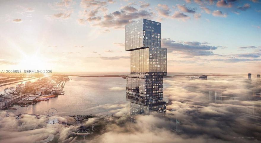 SKY COLLECTION ALERT: A Southeast Sanctuary at Miami's Pinnacle.

Residence 8402 commands the SE side of the 84th floor at Waldorf Astoria Residences Miami — the city's first supertall, rising 1,049 feet over Biscayne Bay — with views from Allison Island south to Coral Gables.

3,542 SF interior + private balcony. 4 BR / 4.5 BA + media room + den. SE exposures over Biscayne Bay, the Atlantic, and the South Florida coastline. Private elevator, 11-foot ceilings, floor-to-ceiling glass, BAMO interiors, Wolf & Sub-Zero, Italian cabinetry, spa-inspired baths.

World-class exclusive beach club in partnership with Major Food Group at the iconic Nikki Beach location, soon to be reimagined — and of course the world-renowned Peacock Alley — are just some of the amenities you'll experience.

Offered at $10,611,920. 96% sold. Completion early 2028.