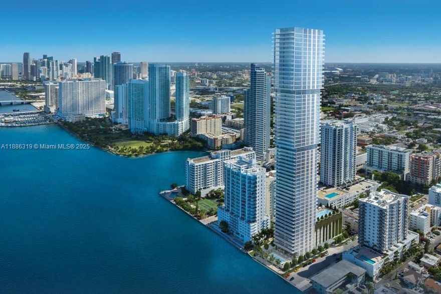 Indulge in luxurious living at this beautiful Southeast flow-through corner unit at Elysee offering magnificent sunrise & serene sunset views. This turnkey summer rental boasts 2,743 SF with porcelain floors throughout. Furnished as 2 bedrooms plus an office. The spacious primary bedroom is off the living room facing east directly over Biscayne Bay and boasts an elegant bathroom with a walk-in shower and soaking tub. Large terraces on both the East and West side of the unit provide ample outdoor space to relax and entertain. Luxury amenities throughout the building. Conveniently located just minutes from the Design District, Brickell, Performing Arts Center, Midtown, Miami Beach, & Miami International Airport, this rental offers both convenience & luxury.