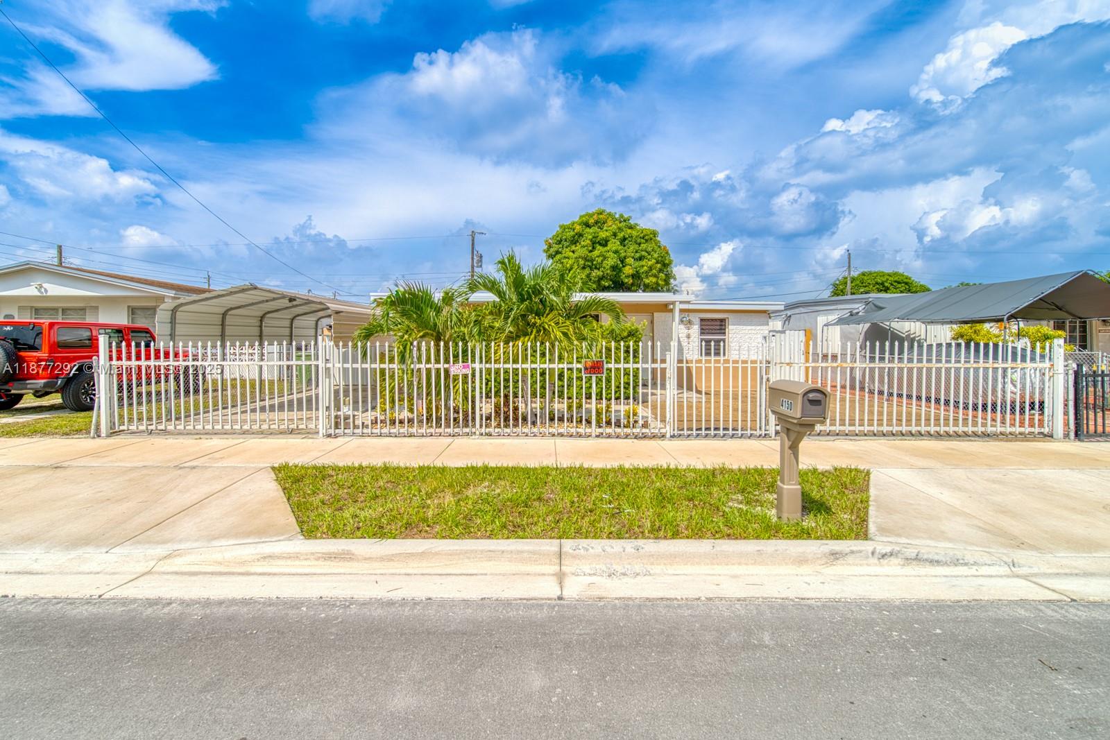Beautifully remodeled 2bedroom 1bathroom (can easily build a 2nd bathroom), plus oversized den that can easily serve as a 3rd bedroom or TV room. Total living area 1,580 SF. The interior boasts tile floors throughout, with recent upgrades including a “Brand -New Roof" (less that 1 year old, still under warranty) with upgraded metal fascia and new windows. Additional features include a well pump and generator, offering peace of mind. Outside, enjoy the covered terrace, a new above ground pool purchased just a few months ago. Conveniently located minutes from restaurants, shops, Emilia Park and major highways, this property is truly a must-see!