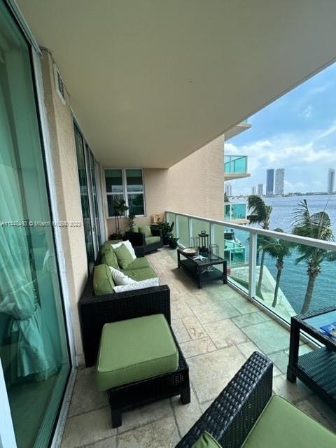 Beautiful 3 bedroom 3 full bath unit with private elevator/lobby and oversized terrace facing Intercoastal. Gorgeous travertine marble floors throughout. Upgrades with ceiling speakers, hallogen light fixtures, California style closets, custom granite countertops, etc. Building has 2 clubhouses and marina with 2 resort style pools. 2 parking spaces!
Cab be rented furnished for an additional $495/month.