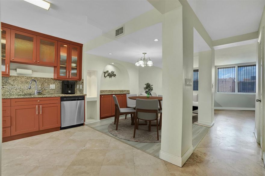 Spacious 3/2.5 townhouse condo offering 2,010 SF across 3 levels in desirable Mango Hill community, in heart of Hialeah. Second floor features an open-concept layout with kitchen, dining, living area +  convenient half bath. All bedrooms are privately located on third floor. Ground level includes a large family room and a converted garage with impact French doors—currently used as storage, but an excellent opportunity for an efficiency, or multi-generational living space. Enjoy outdoor comfort with a newly roofed patio overhang (2023) and fenced backyard (2023) perfect for entertaining. Convenient 2-car driveway in front of home. Centrally located near 826 & Okeechobee Rd, schools, shopping (Lowe’s, Best Buy, Target, Home Depot, Walmart, Westland Mall), dining, parks, and public transit