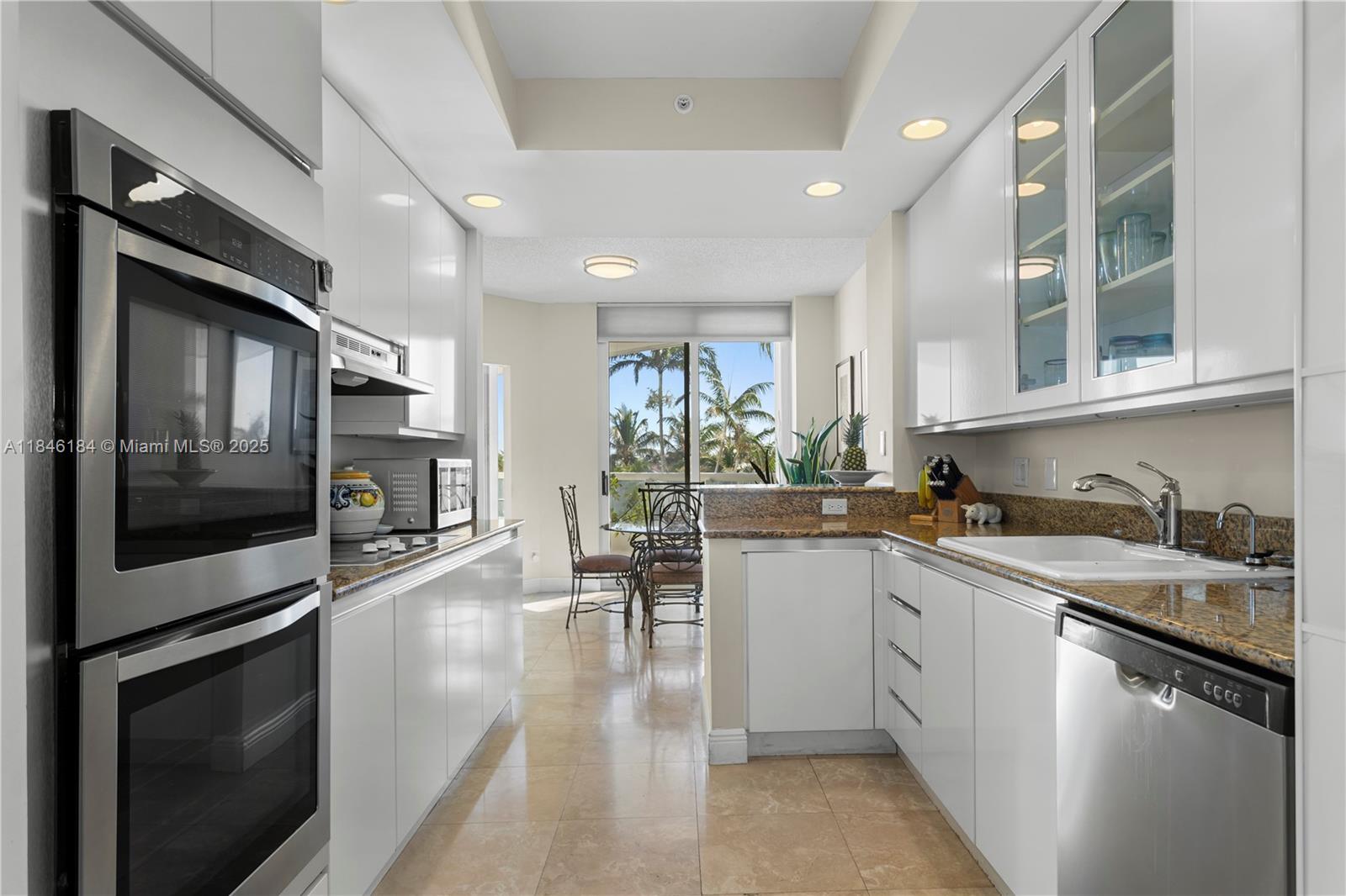 Experience luxury living in this fully furnished and equipped 2BD + DEN/OFFICE | 2.5BA residence in prestigious Atlantic III at The Point, offering 2630 SQFT of living space. Private elevator opens to a spacious living area overlooking the tennis courts. Kitchen features updated appliances. Primary suite includes a custom walk-in closet. Enjoy the Point of Aventura resort-style 25,000 SQFT of amenities - from tennis courts and 3 pools to a state of the art spa, BBQ Zones, children's playground, Juice & Java Cafe, marina access and more for a comfortable lifestyle.