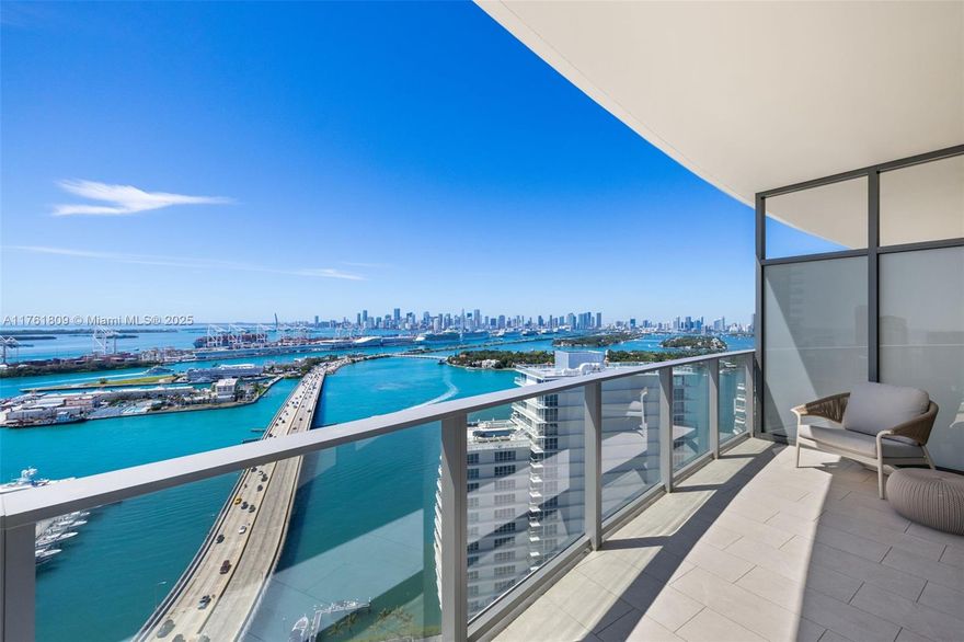 Seize the opportunity to own the best-priced 01 residence in the most desirable line at Five Park Miami Beach. Unparalleled elegance on the 29th floor, this expansive 3-bedroom, 4.5-bath condo spans 3,186 SF, offering breathtaking panoramic views of the Atlantic Ocean, Biscayne Bay, and Miami’s skyline through floor-to-ceiling glass windows. Gourmet kitchen with Italian oak cabinetry, quartzite countertops, and top-tier appliances. Generous terraces, seamlessly blending indoor and outdoor living. Enjoy private and exclusive access to the Canopy Club, an unparalleled retreat within Five Park. Adjacent to this prestigious residence lies Canopy Park, a lush 3-acre urban oasis, offering a seamless blend of luxury and leisure in a truly harmonious environment.