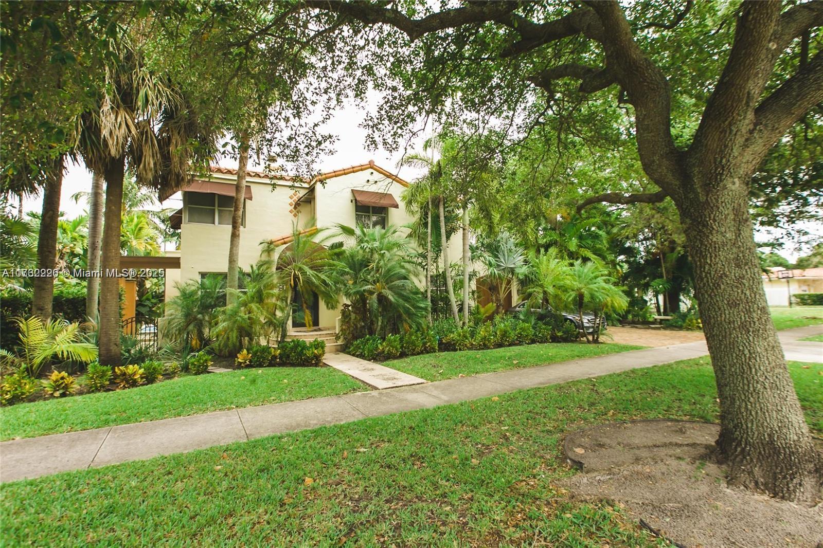 Ready to Move In! Beautiful Large Corner Lot, Single Family Home facing Miami Springs Golf Course, Pool and yard maintenance included in the rent. Centrally located. 3 bedrooms, 3 bathrooms. Garage converted in an office, Terrace in each bedroom, Storage, Barbeque, Pool, Jacuzzi, Sauna with large plush back yard, Ceiling Fans throughout, Wine Rack. Recently New kitchen. Five minutes from Miami Airport, Miami Springs Amenities, 18 hole golf course, 6 miles of lighted walking, running and biking paths, tennis courts, racket ball courts, new gated dog park, new community center with 2 full size basketball courts, new community pool. "A" rated schools, available to move in now. This is an investment property so your client can rent it for multiple years.Ready to Move in! Make an Offer!!
