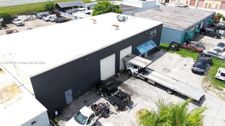 Prime office space available inside warehouse setting with over 1,300 SF under A/C. Recently updated with new tile flooring throughout. Flexible layout offers up to 3 private offices (2 large enough for multiple desks), a spacious conference/meeting room, lobby/reception area, open workspace, lunch/break room, and bathroom. Great opportunity for a professional or growing business. See estimated floorplan in MLS images. **This lease is for approximately 1,300 square feet of office space only; no warehouse space is included, and tenant will not be leasing the entire building.**