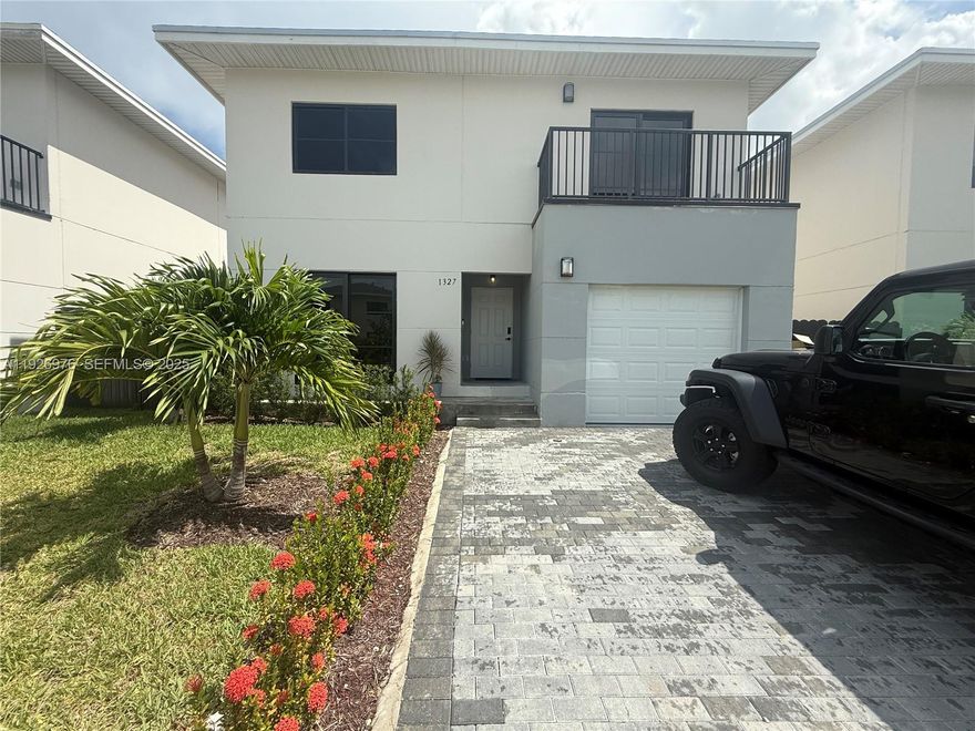 Experience the most spacious and modern model in the community, featuring an open-concept layout with a gourmet quartz kitchen, oversized island, and expansive living and dining areas filled with natural light. The modern design and high-end finishes create the perfect blend of style and functionality.
Enjoy the privacy and flexibility of a first-floor bedroom with full bathroom and independent entrance — ideal for guests, in-laws, or office
Upstairs, you’ll find large bedrooms and modern bathrooms with elegant finishes. Ceramic flooring throughout, impact windows, and stainless steel appliances nearly new. Balcony, washer and dryer. 

The spacious backyard is perfect for outdoor living, and the property includes a private garage plus ample driveway parking. Partial furniture available for added convenience.
A rare opportunity to own the most desirable floor plan with premium upgrades and smart layout.