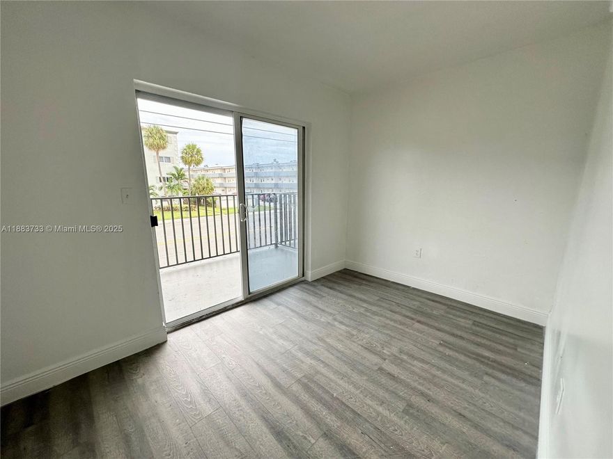 Charming 2 bed/2 bath apartment in North Miami Beach featuring upgraded flooring, new appliances including stove, refrigerator, and AC unit. Enjoy your own private balcony with plenty of natural light. Building offers elevators, security cameras, paid laundry rooms, and mailboxes. Utilities include water only. Conveniently located near shopping, dining, and major roadways.