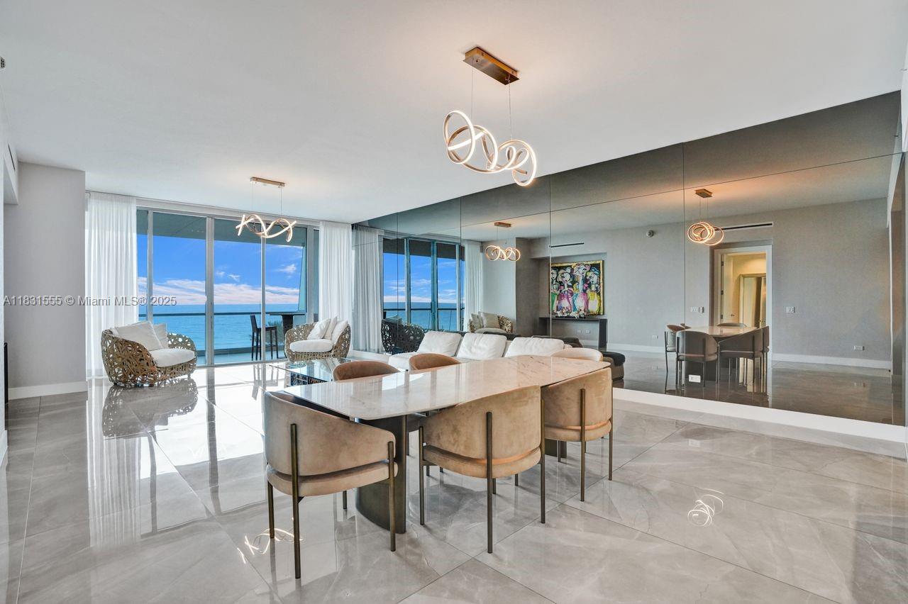 Step into the epitome of luxury living at the iconic Turnberry Ocean Club Residences. Unit 402 offers a unique elevation, perched on the 4th floor yet soaring above lush treetops with panoramic ocean views that feel sky-high. This impeccably designed residence features seamless indoor-outdoor living with floor-to-ceiling glass, oversized terraces, and elegant finishes throughout. Enjoy world-class amenities including three levels of wellness, spa, pools, private dining, beach service, and more. The prestige of a high-rise with the ease of a low floor, this is Sunny Isles sophistication at its finest. Close to houses of worship. Available for immediate annual lease.