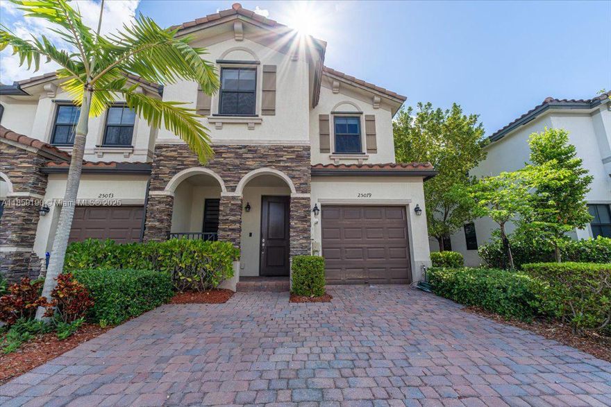 Beautiful corner townhome in Artesa! This spacious 3BR/2.5BA features stainless steel appliances, porcelain floors, a cooking island, and an oversized master suite with walk-in closet. Enjoy a private paved backyard with no rear neighbors—ideal for relaxing or entertaining. Artesa is a gated community with 24/7 security and resort-style amenities: clubhouse, pool, gym, playground, basketball, beach volleyball & more. Prime location close to shopping, dining, and top schools. Schedule your showing today!