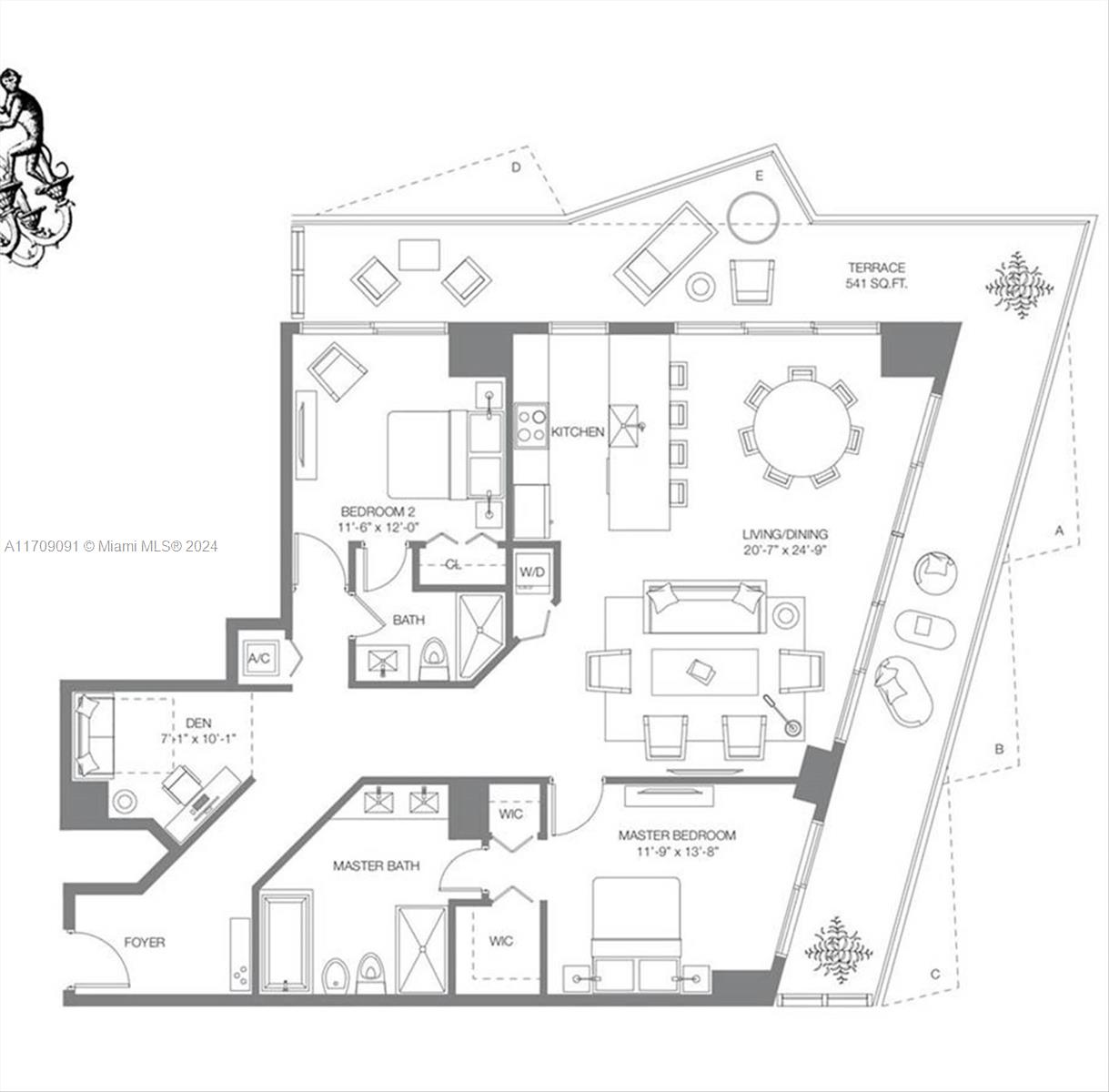 Property for Sale at 1300 S Miami Ave 4601, Miami, Broward County, Florida - Bedrooms: 2 
Bathrooms: 2  - $1,333,000