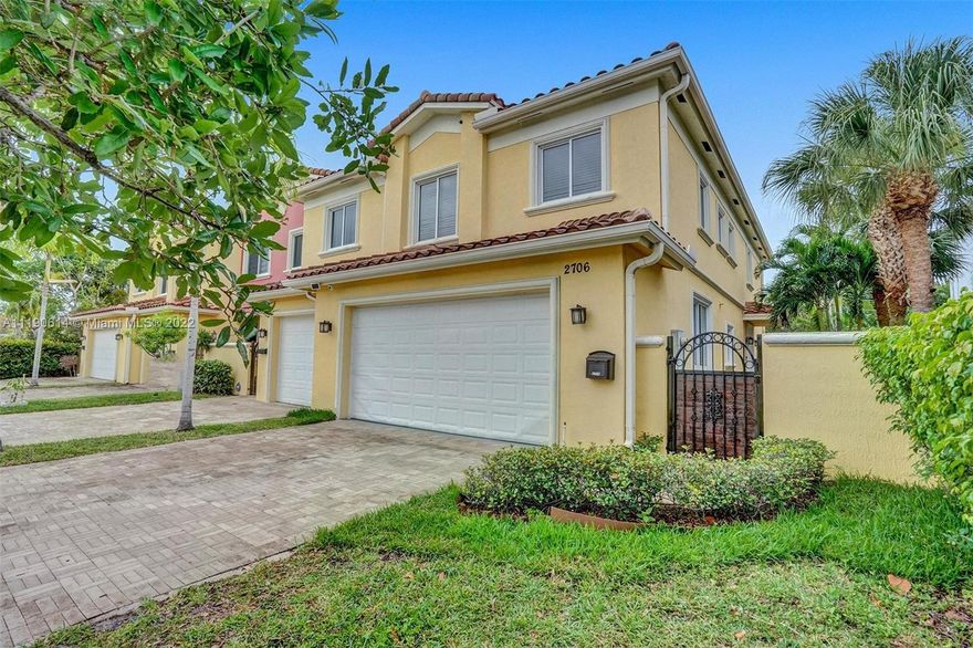 Amazing and rare corner townhouse in Coral Ridge. 
Completely updated two story Townhouse features 3 bedrooms and 2.5 baths with a private pool and an oversized 2 car garage.  First floor consists of a brand new kitchen with quartz countertops and backsplash, half bath, large living room topped off with porcelain floors. All bedrooms are upstairs and have bamboo flooring, master bedroom has his and her closet with a large master bath (shower and a separate tub and dual sinks)  with a private balcony overlooking the pool. Tall ceilings and impact windows and doors throughout.

Great location with a short distance to the beach, shopping, restaurants and parks. Located in the "A-Rated" Bayview School district. No rent restriction and super low HOA fee ($55/month).