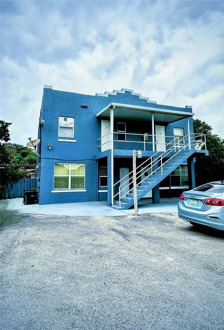 INCREDIBLE INVESTMENT OPPORTUNITY!  fourplex just 7 minutes from Miami’s booming Wynwood Arts District and 15 minutes from the downtown Brickell area. Each unit consist of 1BR/1BA.all unit have individual electric meters plus all units have Central A/C & Large private parking. Airbnb is permitted by warrant. allowing for short- or long-term rental flexibility. this property is Located in a high-demand rapidly growing neighborhood with strong rental appreciation and ongoing development. This turnkey property offers immediate cash flow and long-term potential for growth. Don’t miss your chance to own a high-performing asset in one of Miami’s hottest markets!