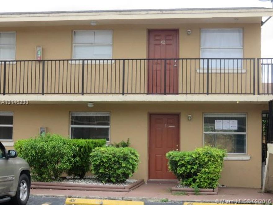 West Hialeah! Fantastic buy! This 1st floor condo features a spacious living & dining, kitchen with stainless steel appliances including refrigerator, electric stove, microwave, 3 bedrooms, 1.5 baths, ceramic tiles, central air, fenced patio. All properties sold "AS IS" without any guarantee or warranty by seller. Much more! Won't last!