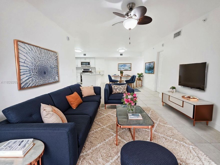 >>>Beautifully remodeled 2-bed, 2-bath split floor plan apartment! This move-in ready apartment features a spacious layout with new cabinetry and quartz countertops in the kitchen and bathrooms. IMPACT GLASS windows in all bedrooms and sliding doors offer safety. Includes stainless steel appliances. Ideally located near NSU, colleges, schools, HCA Florida University Hospital, major malls, and shopping centers with quick access to 595, I-75, I-95, and the FL Turnpike. Enjoy luxurious amenities: pool, cabana, billiard room, basketball, and tennis courts. <<< OWNER WILL PAY ALL APPROVED SPECIAL ASSESSMENTS AT CLOSING.>>> NO SELLER FINANCING AVAILABLE.<<<