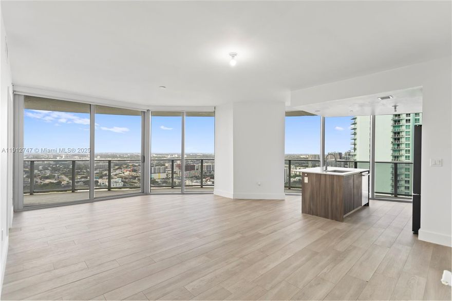 Amazing corner unit at Aria on the Bay! Beautiful 2-bedroom, 2.5-bath residence featuring an open living and dining area, European-style kitchen with quartz countertops and premium appliances. Both bedrooms include spacious walk-in closets. Enjoy a large balcony with breathtaking city and bay views. Tile flooring throughout, modern motorized blackout blinds in bedrooms, and shades in living area. Washer and dryer inside the unit. This residence also comes with one of the best parking spaces in the entire building. Resort-style amenities include sunrise and sunset pools, sauna and steam room, kids playroom, teens lounge, residents’ lounge, movie theater, state-of-the-art fitness center, and yoga studio. Ideally located just steps from museums, restaurants, and parks, and a short drive to Wynwood, Midtown, Downtown, and Brickell.