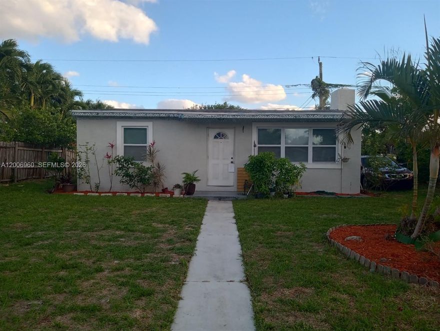 Centrally located updated 2-bedroom 1 bath with impact windows, perfect turnkey starter home with room for addition or pool. No HOA fees, easy to show.