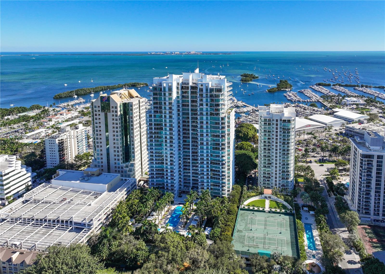 The beauty and tranquility of the sparkling waters of Biscayne Bay will be yours every day from this 23rd floor 2Bed/2.5Bath haven at the Grovenor House, one of Ugo Colombo's master creations. The 12 ft ceiling enriches this outstanding floor plan, giving an exquisite and spacious view from all its rooms and balconies. You will adore the superb 5-star amenities including quiet reading sitting rooms, grand salon, A+ fitness center spa, magnificent pool cabanas, tennis ball courts, childrens play area, 24-hour concierge, and valet service. And above all... this paradise is nestled in the heart of vibrant Coconut Grove, with its finest marinas, parks, restaurants, and excellent schools only a few steps away. Contact us to schedule a private viewing of this majestic residence.