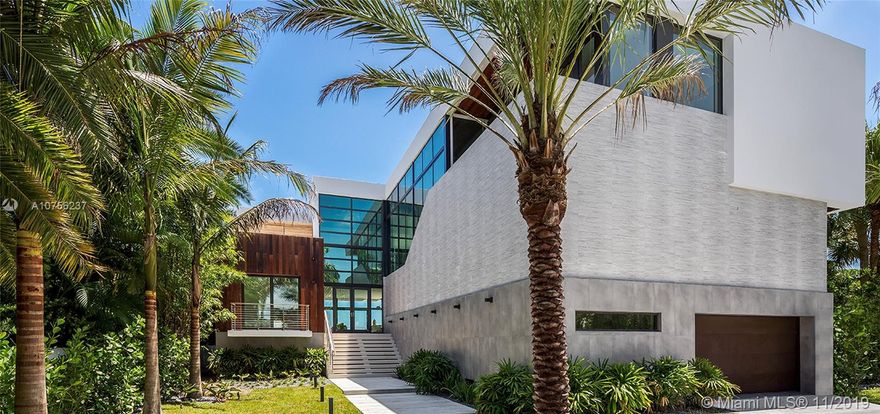 Welcome to the Pinnacle of New Construction on the Prestigious Belle Meade Island. Upon entry you are greeted with double height ceilings and an abundance of natural light as you take in the open bay views. Architectural design by TOGU Architecture and Sabal Development featuring 7 Beds & 6.5 Baths and an open flow to the exterior patio, infinity pool and 75 ft of Waterfront with dock. Finishes include white oak floors, Cotto d'este tiles, custom cabinetry throughout the home, open flow kitchen with Miele appliances & pantry and full smart home system by Savant. One of the best locations in Miami secluded within a dually guard gated community and just minutes to Miami Country Day & Cushman Private School, Design District, Wynwood and the Beaches. Easy access to major highways and airport.